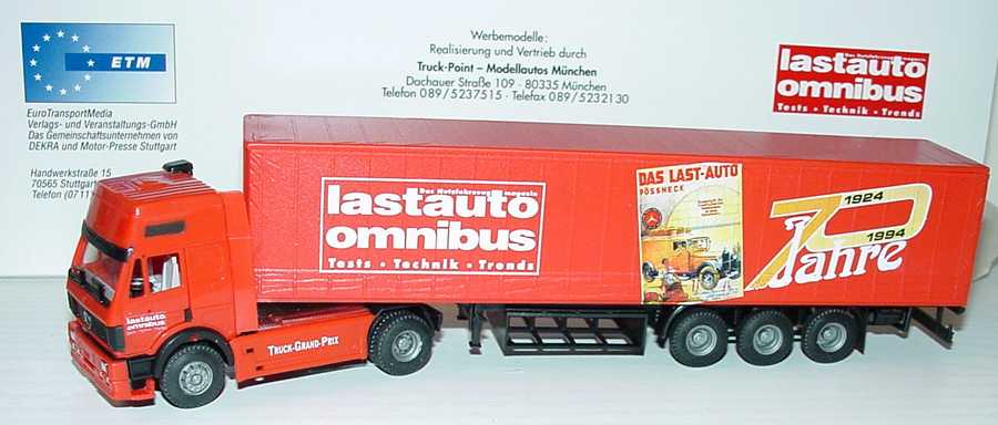 Foto 1:87 Mercedes-Benz SK Eurocab Fv Cv GPSzg 2/3 70 Jahre Lastauto Omnibus Albedo