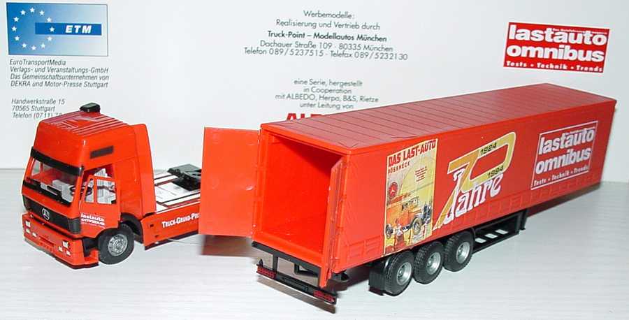 Foto 1:87 Mercedes-Benz SK Eurocab Fv Cv GPSzg 2/3 70 Jahre Lastauto Omnibus Albedo