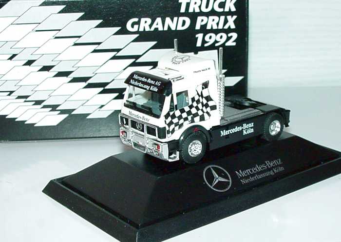 Foto 1:87 Mercedes-Benz SK Fv Cv 2a Szgm Mercedes-Benz Ndl. Köln, Truck Grand Prix 1992 B&S Automodelle