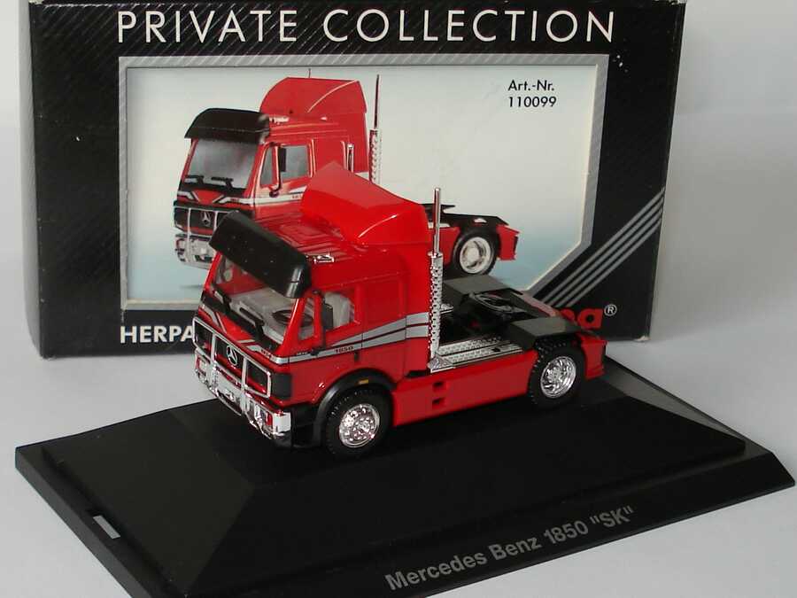 Foto 1:87 Mercedes-Benz SK Fv Cv 2a Szgm rot 1850 herpa 110099