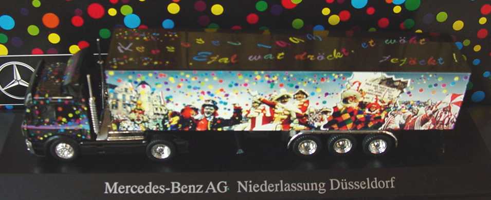 Foto 1:87 Mercedes-Benz SK Fv Cv KoSzg 2/3 Kö-Truck, Karneval 1993, MB Ndl. Düsseldorf herpa