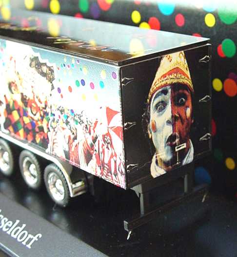 Foto 1:87 Mercedes-Benz SK Fv Cv KoSzg 2/3 Kö-Truck, Karneval 1993, MB Ndl. Düsseldorf herpa
