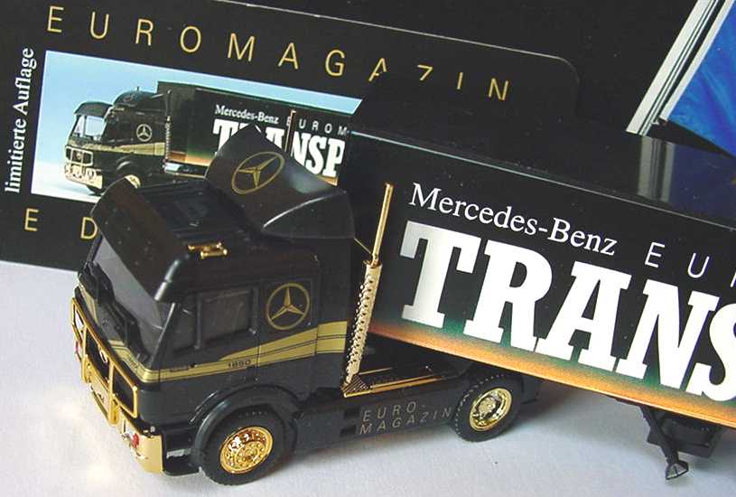 Foto 1:87 Mercedes-Benz SK Fv Cv KoSzg 2/3 MB Euromagazin Transport Edition 1 herpa