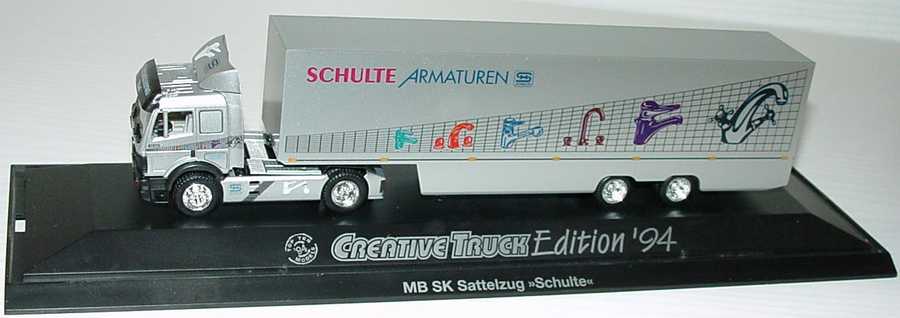 Foto 1:87 Mercedes-Benz SK Fv Cv KoSzg Cv 2/2 Schulte Armaturen (Creative Truck Edition 1994)(oV) herpa
