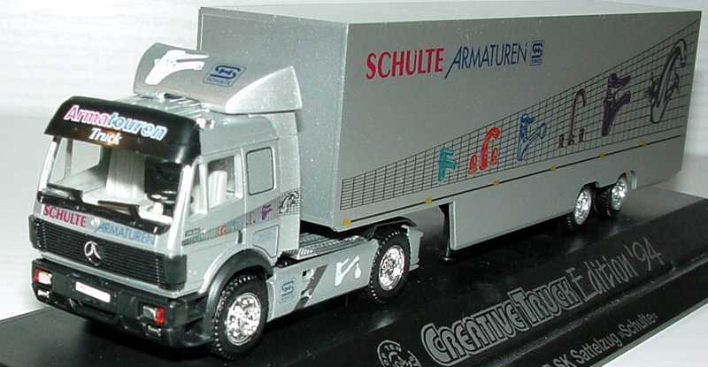 Foto 1:87 Mercedes-Benz SK Fv Cv KoSzg Cv 2/2 Schulte Armaturen (Creative Truck Edition 1994)(oV) herpa