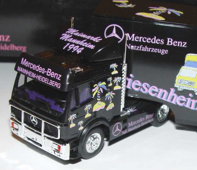 Foto 1:87 Mercedes-Benz SK Fv Cv KoSzg Cv 2/3 MB Mannheim-Heidelberg, Friesenheimer Insel. Aller Laster Anfang, Maimarkt 1994 herpa