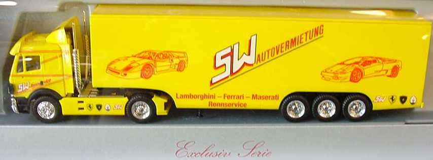 Foto 1:87 Mercedes-Benz SK Fv Cv KoSzg Cv 2/3 SW Autovermietung herpa