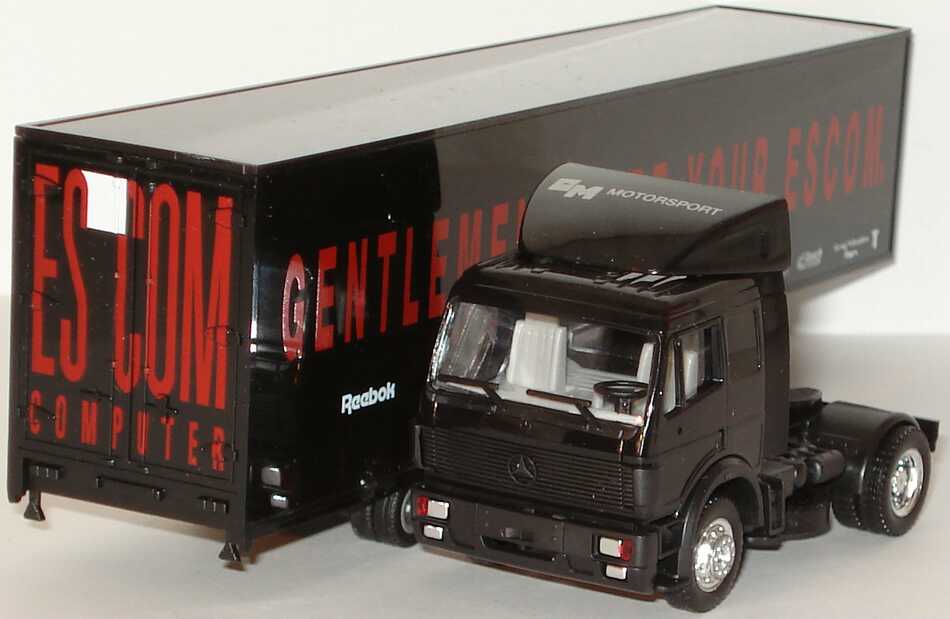Foto 1:87 Mercedes-Benz SK Fv JuKoSzg 2/2 Renntransporter Gentlemen, start your Escom, GM Motorsport (IAA Messemodell 1992) herpa