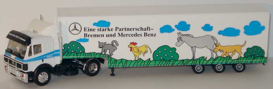 Foto 1:87 Mercedes-Benz SK Fv JuKoSzg 2/3 Eine starke Partnerschaft-Bremen und MB herpa
