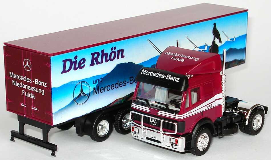 Foto 1:87 Mercedes-Benz SK Fv KoSzg 2/3 MB Ndl. Fulda, Die Rhön und Mercedes-Benz herpa