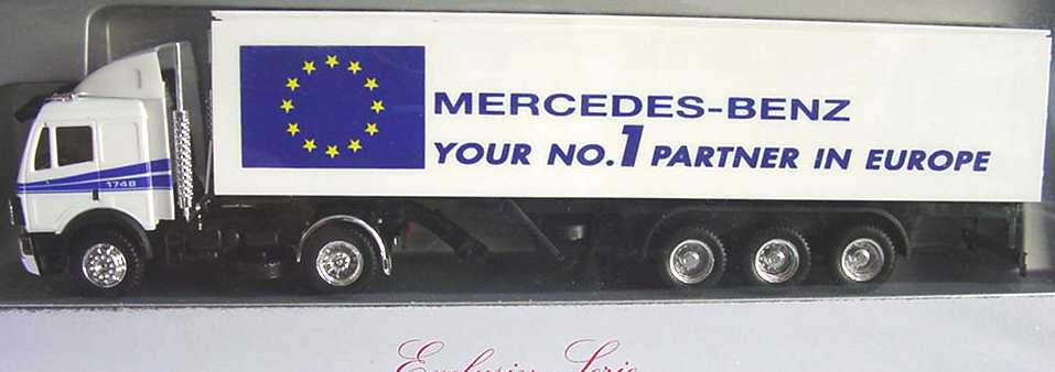 Foto 1:87 Mercedes-Benz SK Fv KoSzg 2/3 Mercedes-Benz Your No.1 Partner In Europe herpa