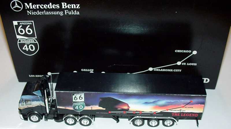 Foto 1:87 Mercedes-Benz SK Fv KoSzg 3/3 MB Ndl. Fulda, The Legend Werbemodell herpa