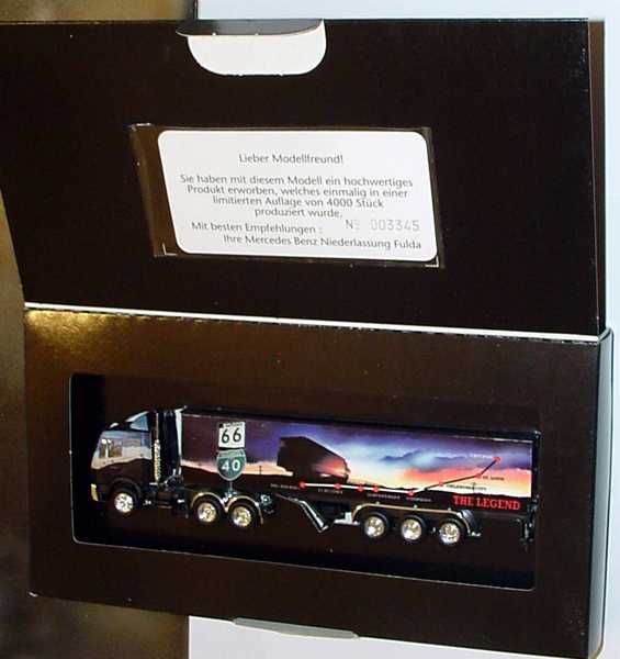 Foto 1:87 Mercedes-Benz SK Fv KoSzg 3/3 MB Ndl. Fulda, The Legend Werbemodell herpa