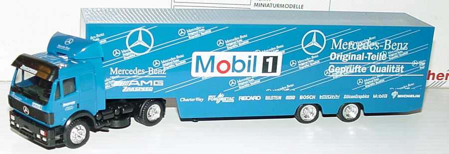 Foto 1:87 Mercedes-Benz SK Fv RenntransportSzg Cv 2/2 AMG/Zakspeed, MB Originalteile herpa 036597