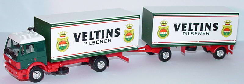 Foto 1:87 Mercedes-Benz SK GetränkeKoHgz 3/2 Veltins Pilsener herpa 826066