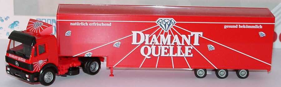 Foto 1:87 Mercedes-Benz SK JuKoSzg 2/3 Diamant Quelle (Mineralwasser Edition 1995) herpa 184083