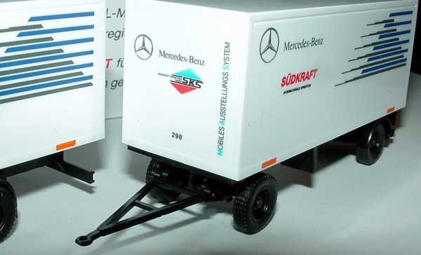 Foto 1:87 Mercedes-Benz SK (K) KoHgz 2/2 Südkraft KVB/SKS, Mercedes-Benz Ndl. München - Mobiles Ausstellungs System herpa
