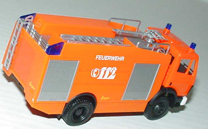 Foto 1:87 Mercedes-Benz SK (K) TLF 24/48 Feuerwehr tagesleuchtfarbe herpa 042925
