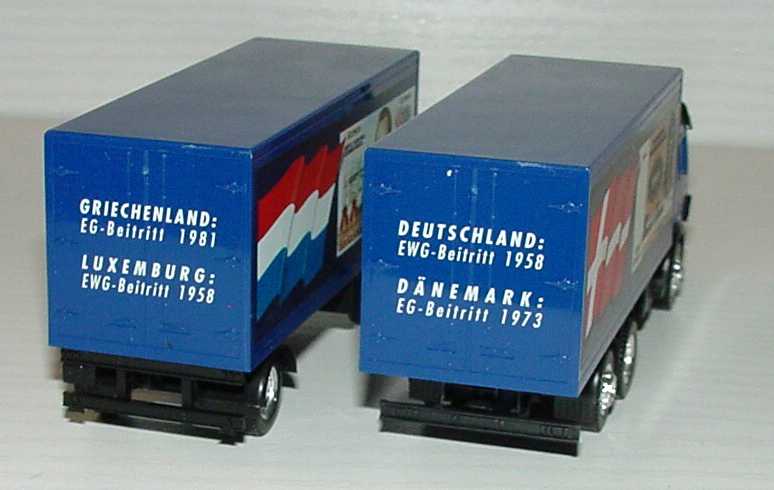 Foto 1:87 Mercedes-Benz SK KoHgz 3/2 EG Währungs-Truck 1993 Deutschlan/Dänemark/Griechenland/Luxemburg herpa