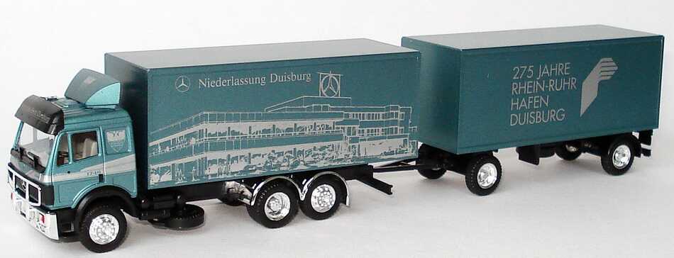 Foto 1:87 Mercedes-Benz SK KoHgz 3/2 Mercedes-Benz Duisburg, 275 Jahre Hafen Duisburg Werbemodell herpa