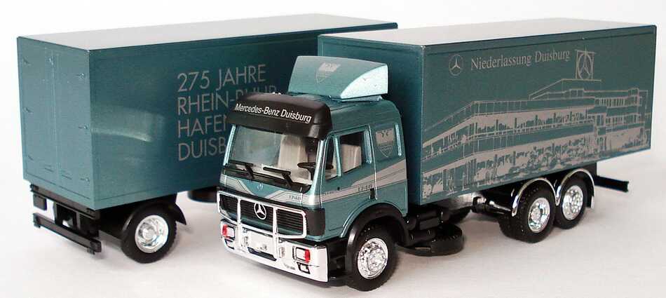 Foto 1:87 Mercedes-Benz SK KoHgz 3/2 Mercedes-Benz Duisburg, 275 Jahre Hafen Duisburg Werbemodell herpa