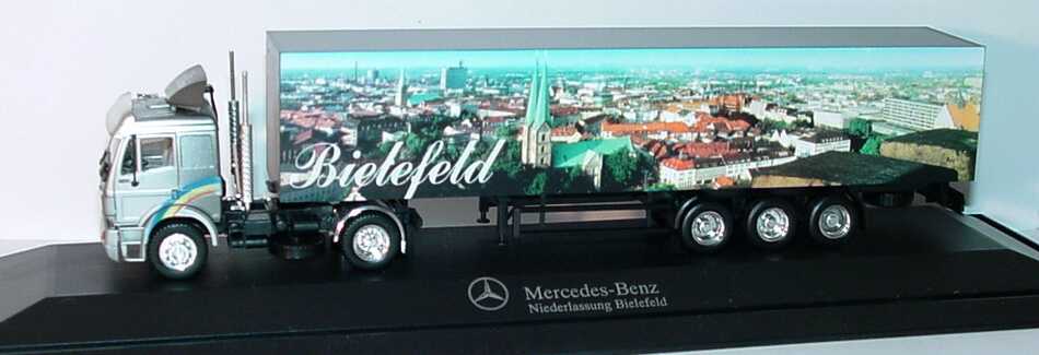 Foto 1:87 Mercedes-Benz SK KoSzg 2/3 The Rainbow, Mercedes-Benz Niederlassung Bielefeld Werbemodell herpa