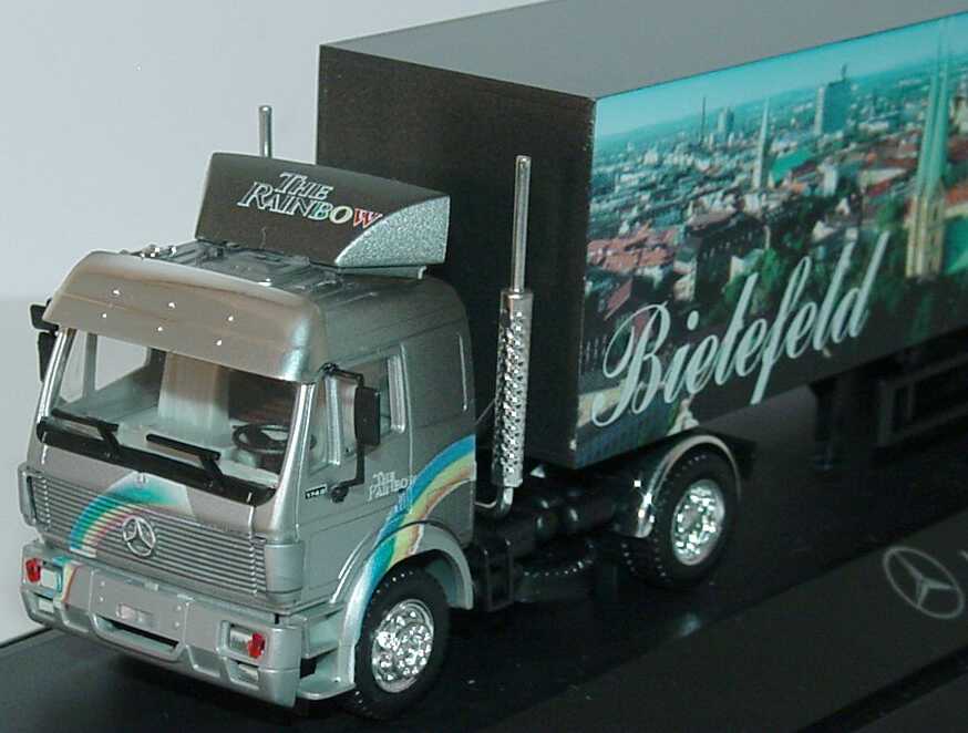 Foto 1:87 Mercedes-Benz SK KoSzg 2/3 The Rainbow, Mercedes-Benz Niederlassung Bielefeld Werbemodell herpa