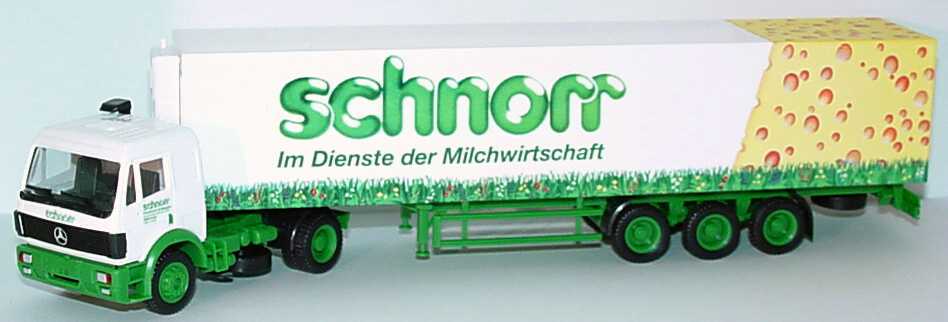 Foto 1:87 Mercedes-Benz SK KükoSzg 2/3 Schnorr - Im Dienste der Milchwirtschaft herpa 142502