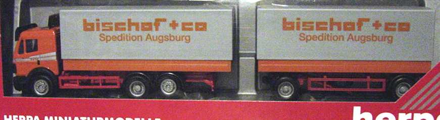 Foto 1:87 Mercedes-Benz SK PPHgz 3/2 Bischof + Co. Augsburg herpa 143431