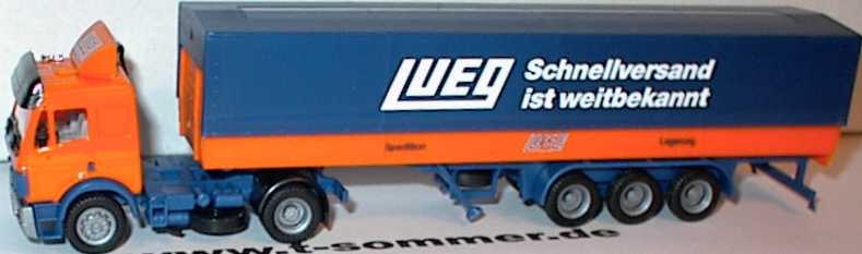 Foto 1:87 Mercedes-Benz SK PPSzg 2/3 Lueg Spedition herpa