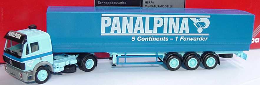 Foto 1:87 Mercedes-Benz SK PPSzg 2/3 Panalpina - 5 Continents - 1 Forwarder herpa 143349