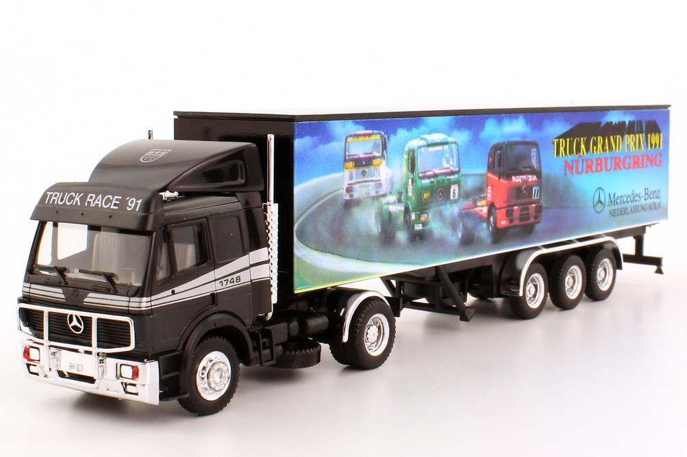 Foto 1:87 Mercedes-Benz SK Fv Cv KoSzg 2/3 Truck Grand Prix 1991 Nürburgring, MB Ndl. Köln herpa