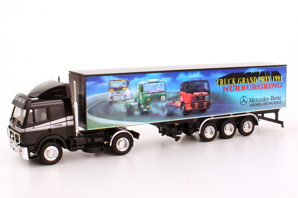 Foto 1:87 Mercedes-Benz SK Fv Cv KoSzg 2/3 Truck Grand Prix 1991 Nürburgring, MB Ndl. Köln herpa
