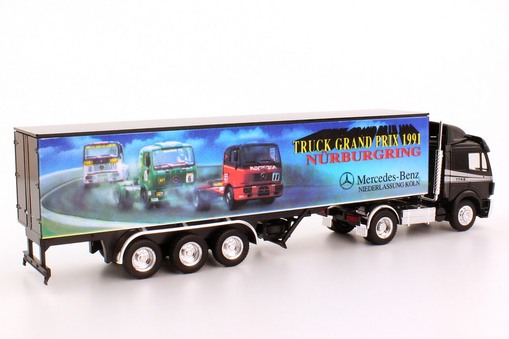 Foto 1:87 Mercedes-Benz SK Fv Cv KoSzg 2/3 Truck Grand Prix 1991 Nürburgring, MB Ndl. Köln herpa