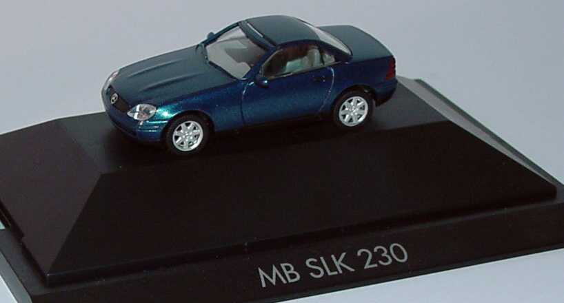 Foto 1:87 Mercedes-Benz SLK 230 (R170) lagunengrün-met. herpa