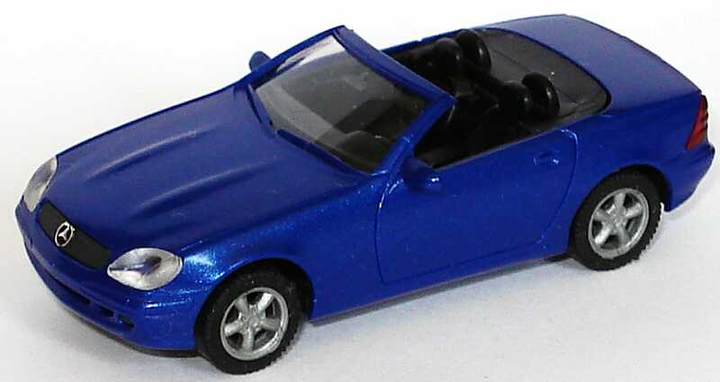 Foto 1:87 Mercedes-Benz SLK (R170) Facelift blaumet., ohne Hardtop herpa 032919