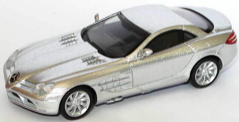 Foto 1:87 Mercedes-Benz SLR McLaren crystal-laurit-silver (ohne PC-Box) herpa B66961352