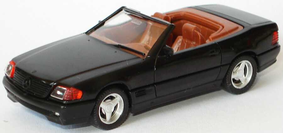 Foto 1:87 Mercedes-Benz SL 6.0 Brabus (R129) schwarz, ohne Hardtop herpa