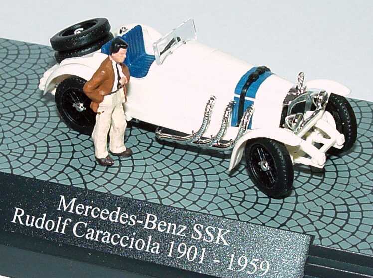Foto 1:87 Mercedes-Benz SSK 1928 hellbeige Rudolf Caracciola 1901 - 1959 (Busch Megamodell) Busch 48305