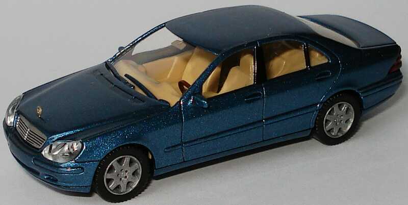 Foto 1:87 Mercedes-Benz S 500 (W220) blau-met. Wiking 159