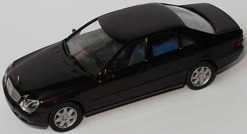 Foto 1:87 Mercedes-Benz S 500 (W220) dunkelviolett-met. (ohne PC-Box) Wiking B66005653