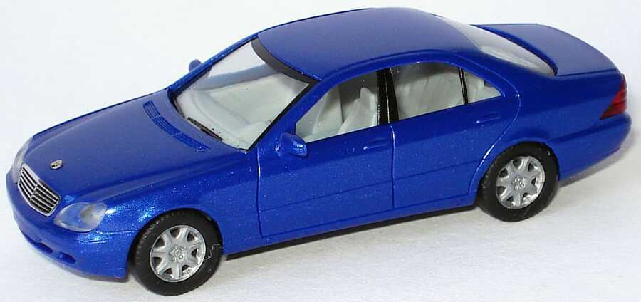 Foto 1:87 Mercedes-Benz S 500 (W220) royalblau-met. herpa