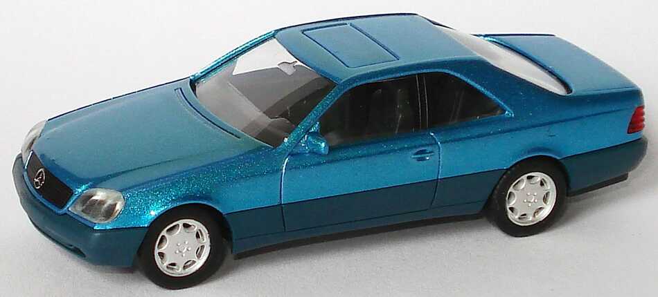 Foto 1:87 Mercedes-Benz S 600 Coupé (W140) opalblau-met. (Fremdlackierung) herpa 031134