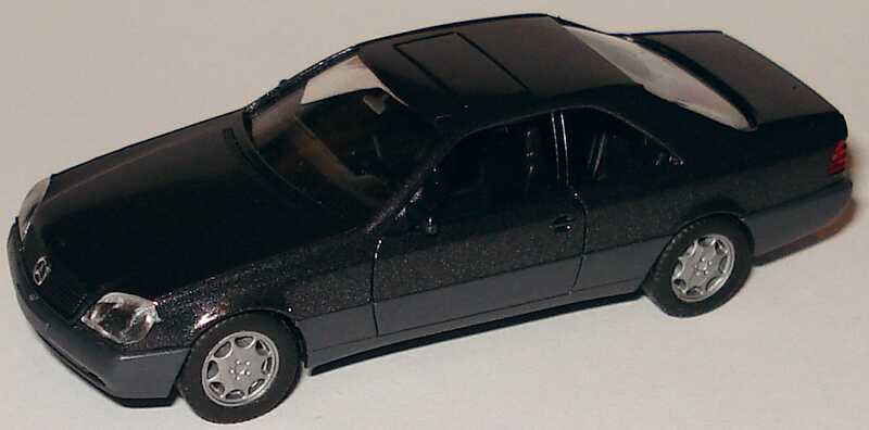Foto 1:87 Mercedes-Benz S 600 Coupé (W140) schwarz-met. herpa 031134