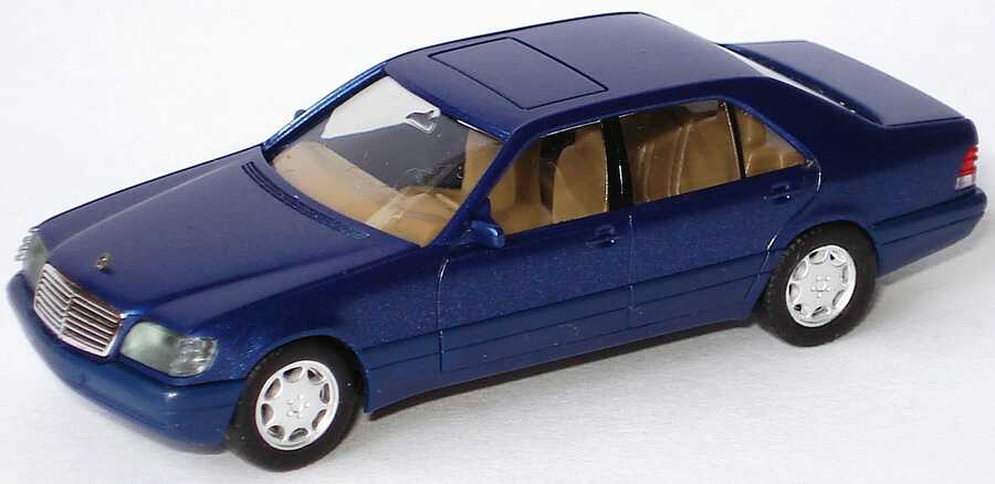 Foto 1:87 Mercedes-Benz S 600 (W140) blau-met. herpa B66005623