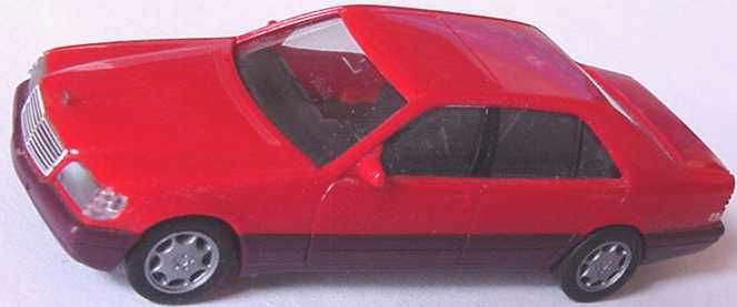 Foto 1:87 Mercedes-Benz S 600 (W140) imperialrot herpa 021609