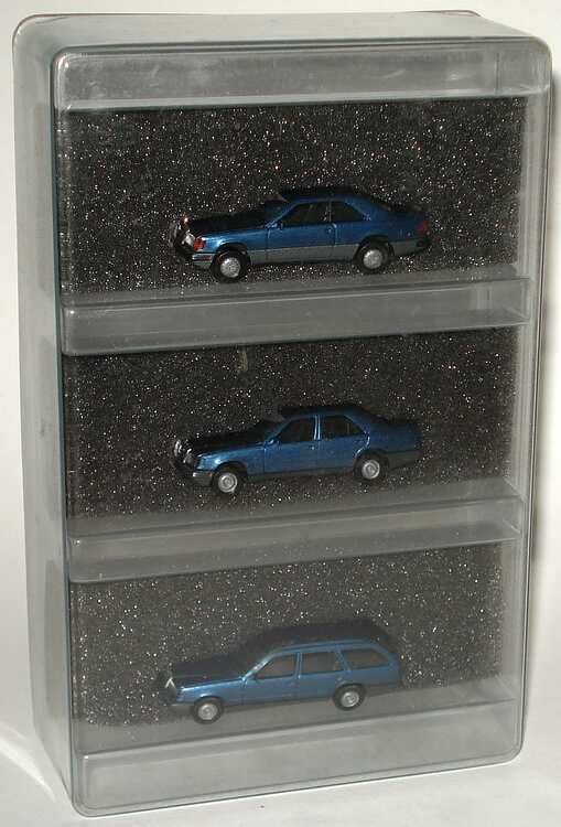 Foto 1:87 Mercedes-Benz Set-Packung  (300CE + 300E (alt) + 300TE (alt) blaumet.) Werbemodell herpa