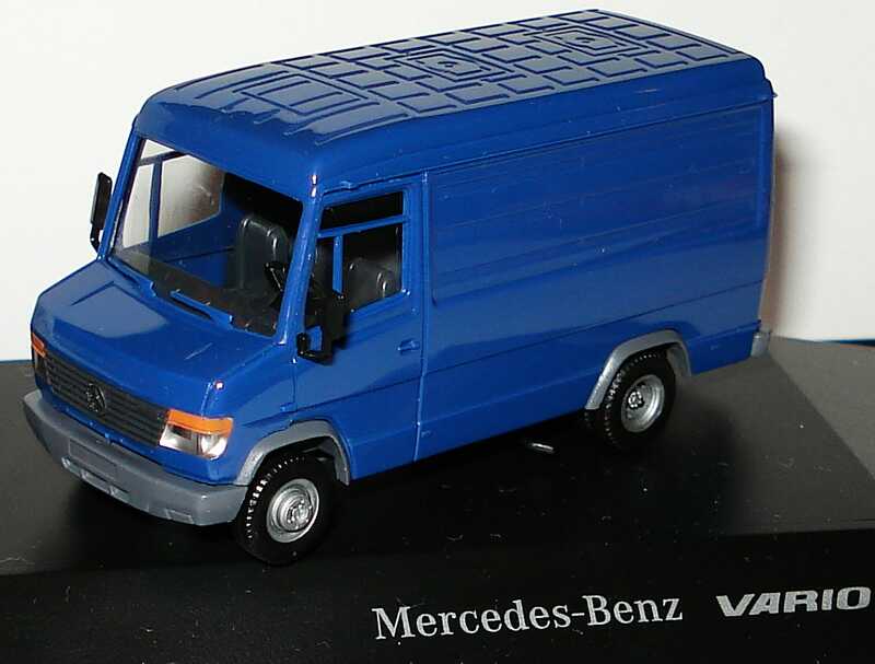 Foto 1:87 Mercedes-Benz Set-Packung Transporter (Vito grün,+ Sprinter Pritsche rot + Vario Kasten blau) Werbemodell (Auflage 350 St.) herpa