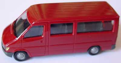 Foto 1:87 Mercedes-Benz Sprinter Bus weinrot herpa 042543