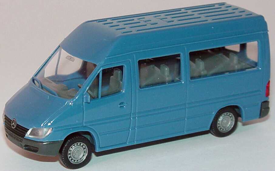 Foto 1:87 Mercedes-Benz Sprinter Facelift Bus graublau Wiking 28501